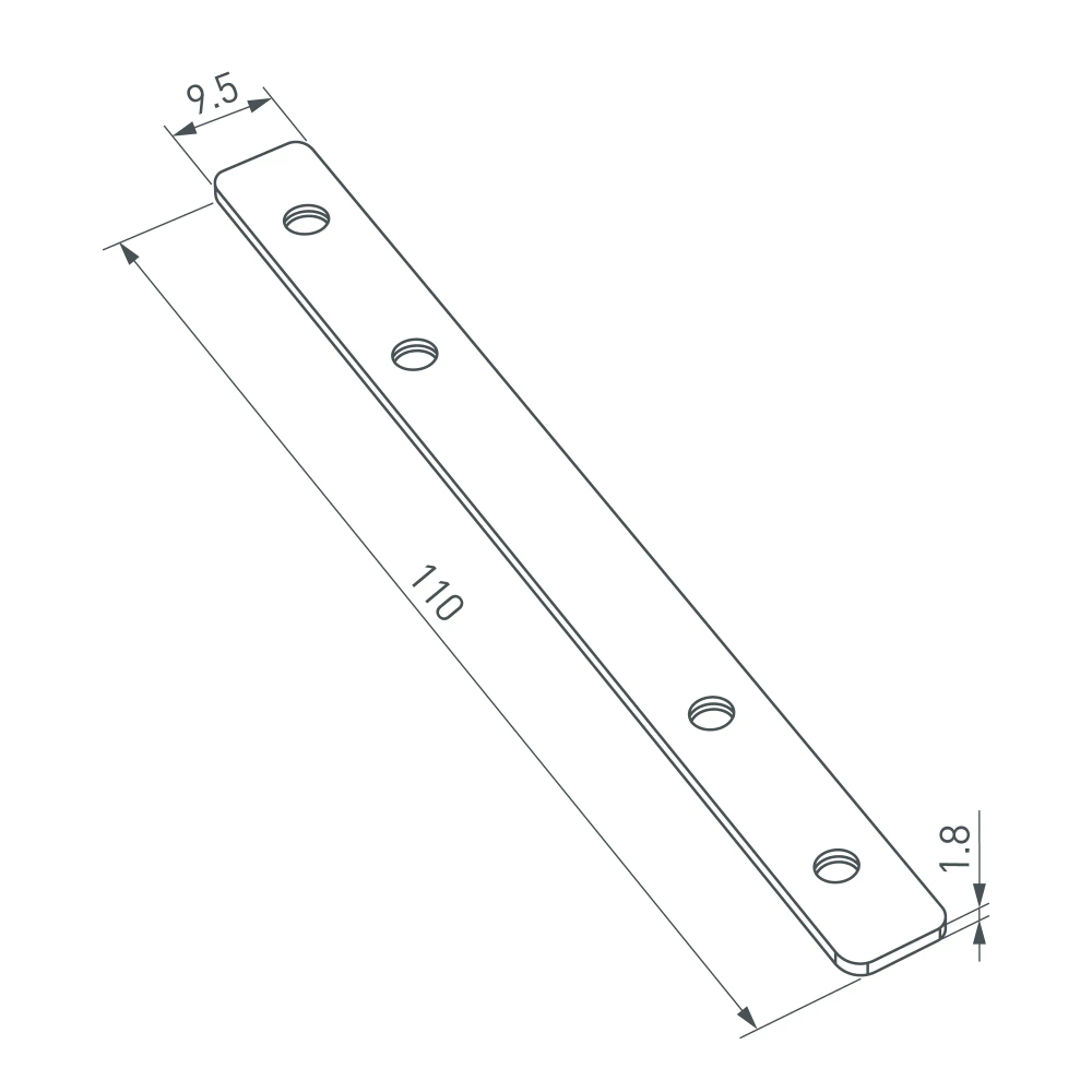 Соединитель профиля SL-COMFORT-2542-180 Set (Arlight, Металл) 031806