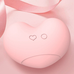 Розовый вакуумный стимулятор Heart в форме сердца (Цвет: розовый)
