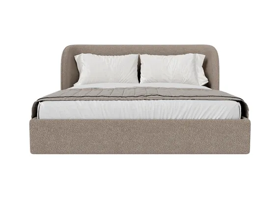 Кровать двуспальная Classic 180 см (бежевый, букле)