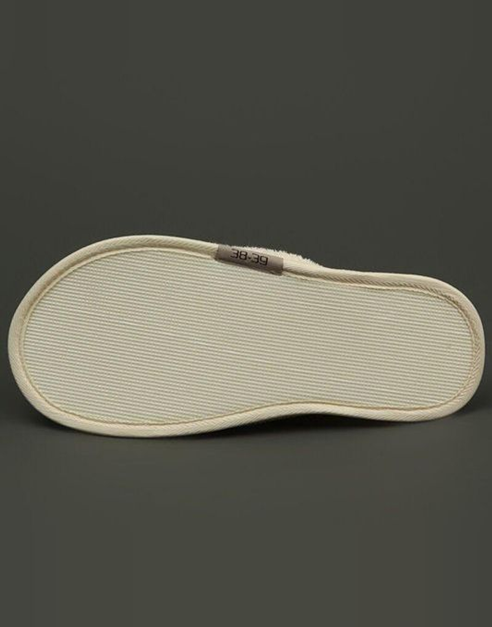 Домашние тапочки Hamam Meyzer слоновая кость подошвы