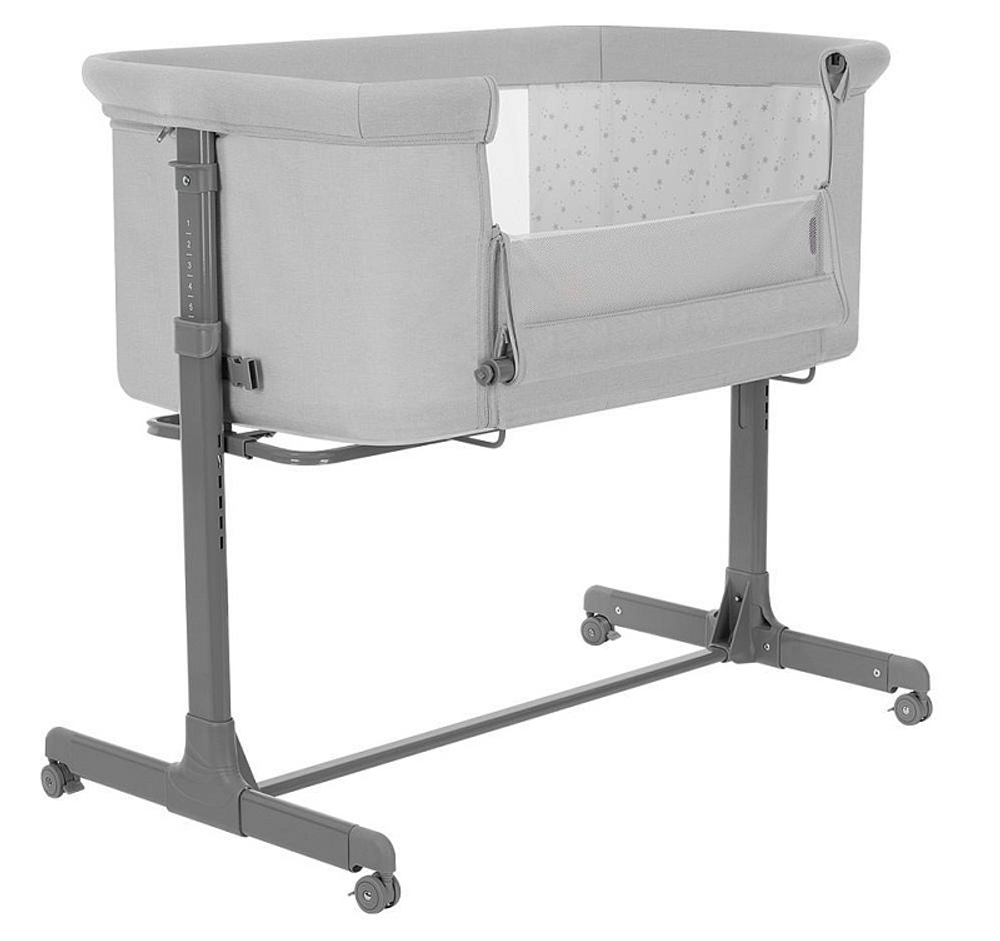 Приставная колыбель Carrello Luna CRL-16501 Carbon Grey