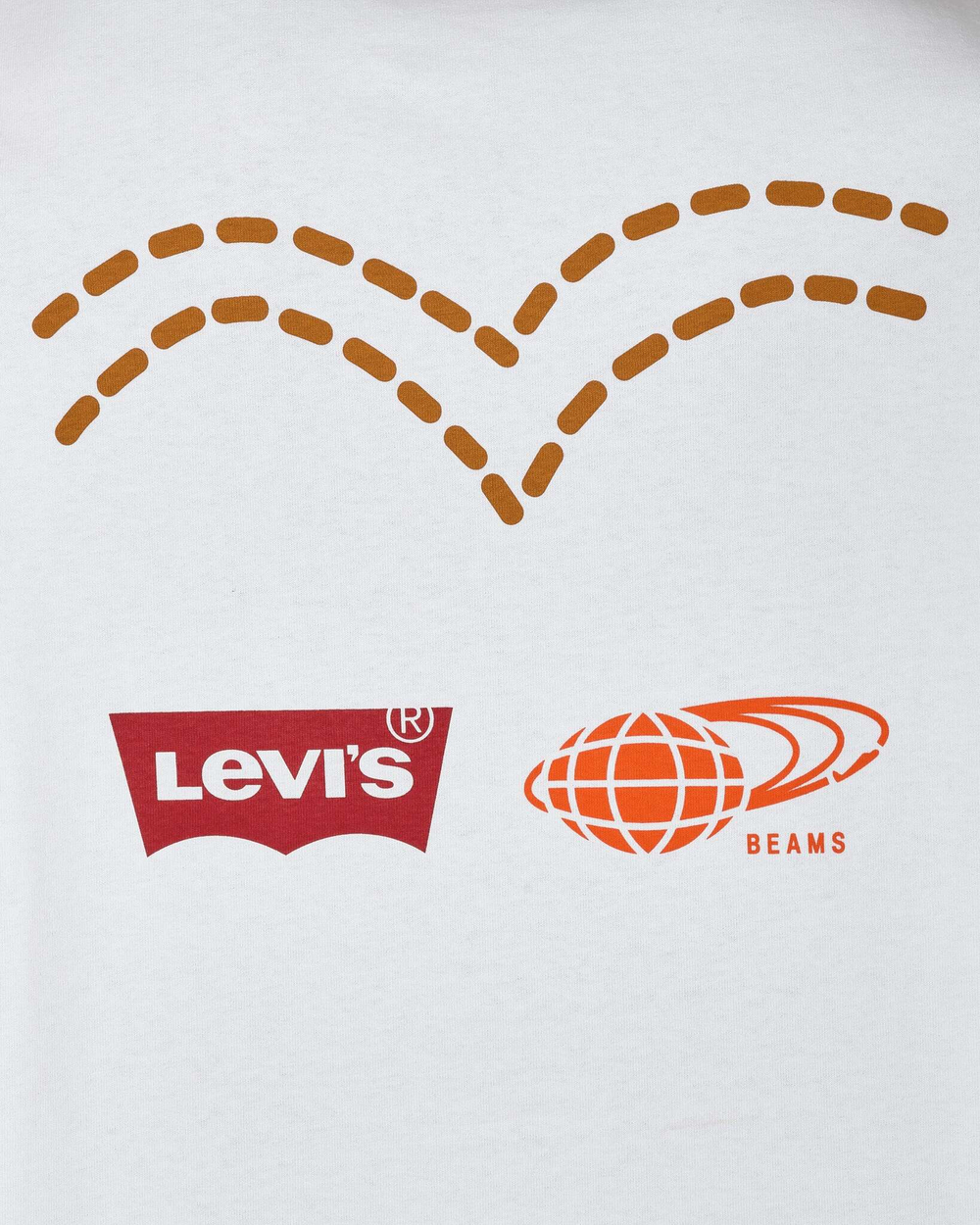 Levi's Футболка С Рисунком Beams Белая