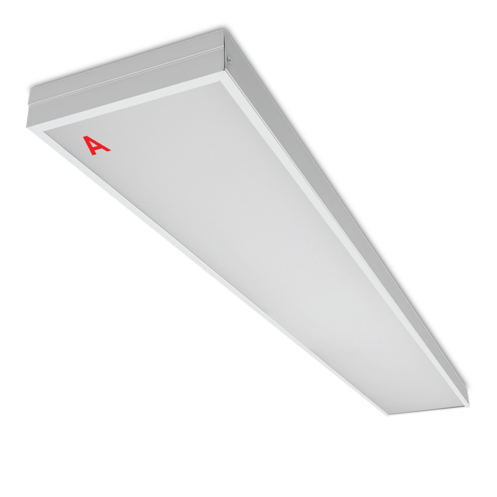 Светильник ЛАЙНЕР ДПО01-152 с БАП EM3 36Вт 6500К IP40 Микропризма 4400лм 1230х180х40мм WOLTA PRO