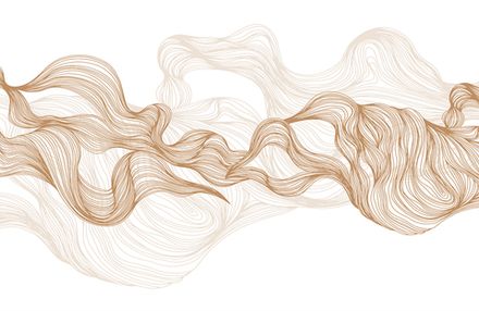 Фотообои Золотые линии 3D (Ширина 4,15 м)