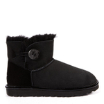 Угги Bailey Button Mini II Metallic Black