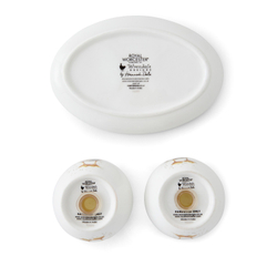 Royal Worcester Шейкер для соли и перца Wrendale Designs с подносом для уток