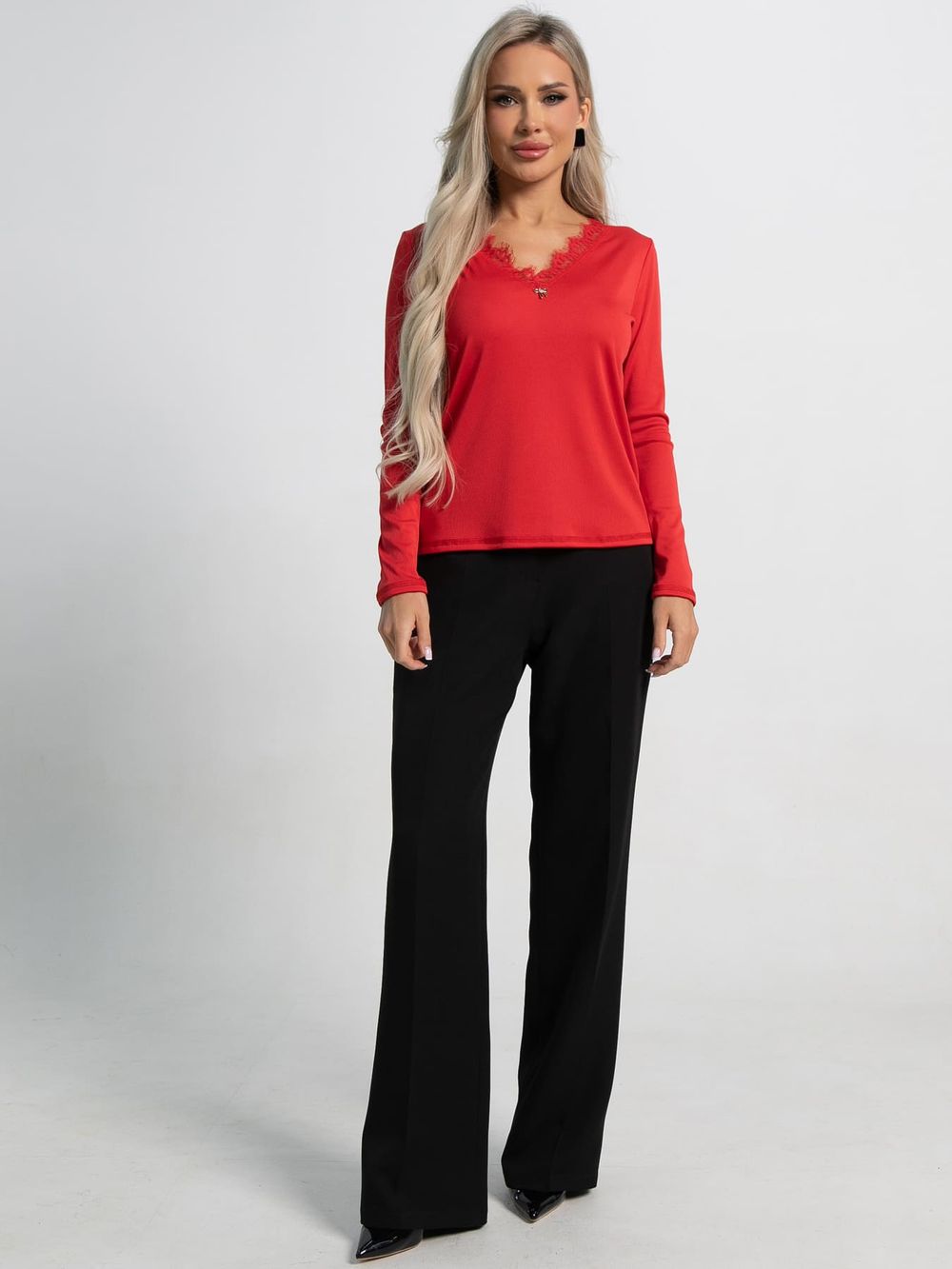 Блуза Новелла (красная) Б15490-24М LT Collection