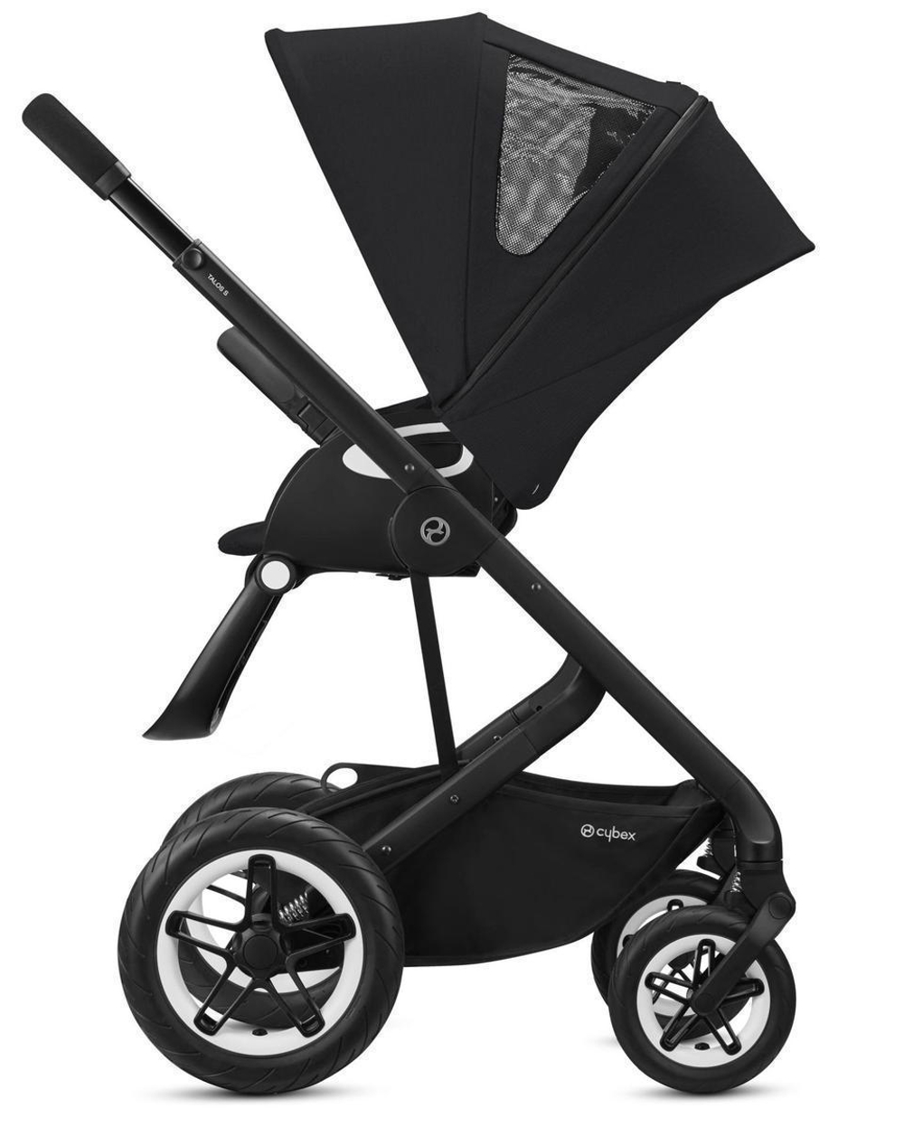 Коляска Cybex Talos S Lux BLK complete Cloud G Lava Grey 3 в 1 Moon Black с дождевиками