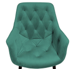 Стул Archi, бархат зелёный 19, опора конус