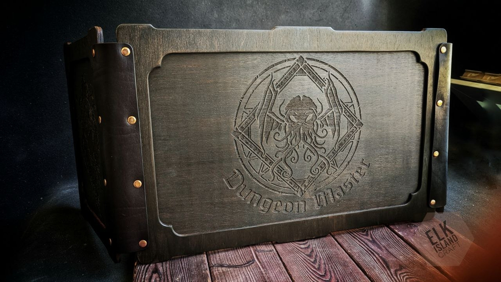 Ширма Двойная ,3 створки, кожаные петли