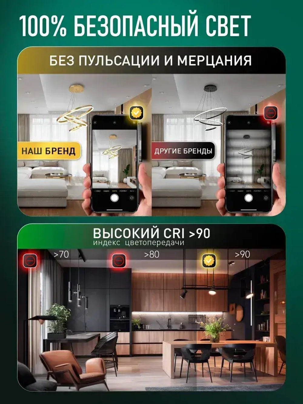 Natali Kovaltseva Люстра, LED, 60 Вт