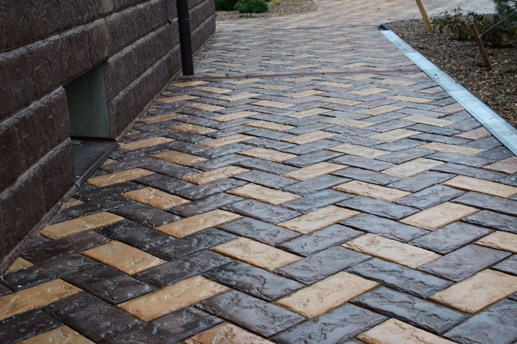 Английский булыжник – один из старинных видов тротуарной плитки