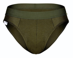 Бамбуковые трусы-брифы цвета хаки (Размер: XL) (Цвет: хаки)