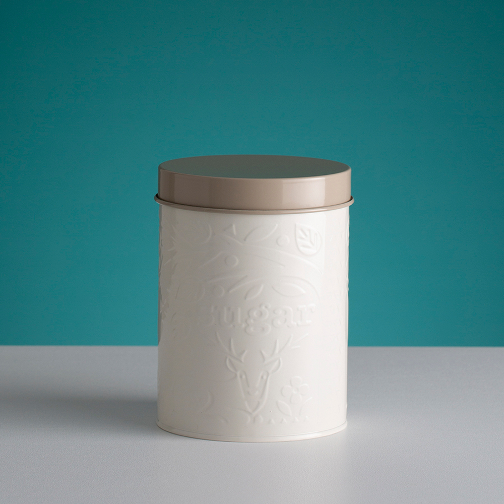 Сахарница in the forest, 1,3 л, бело-бежевая