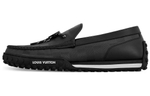 LOUIS VUITTON Racer Gommino Loafers Men"s Black