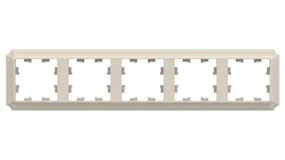 ATLASDESIGN ANTIQUE 5-постовая РАМКА, универсальная, БЕЖЕВЫЙ