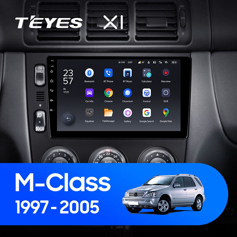 Teyes X1 9"для Mercedes Benz M-Class 1997-2005