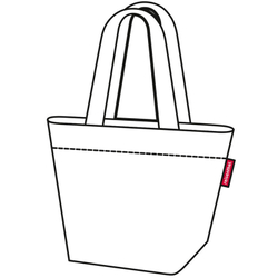 Сумка shopper m fifties black