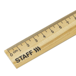 Линейка деревянная 50 см STAFF канадская сосна (72 штуки в упаковке)
