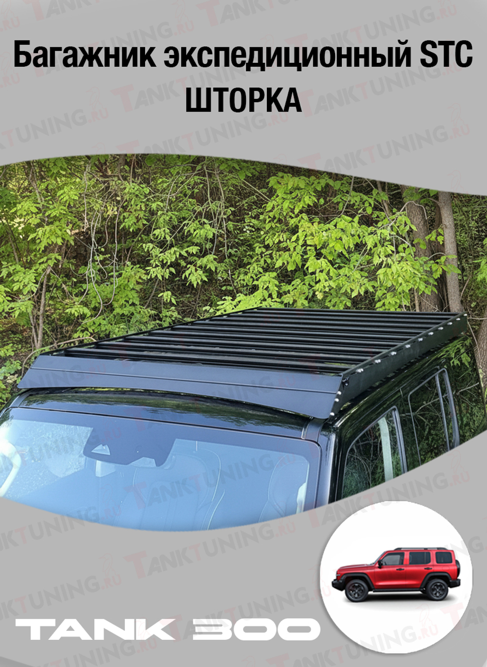 TANK 300 Багажник экспедиционный STC ШТОРКА