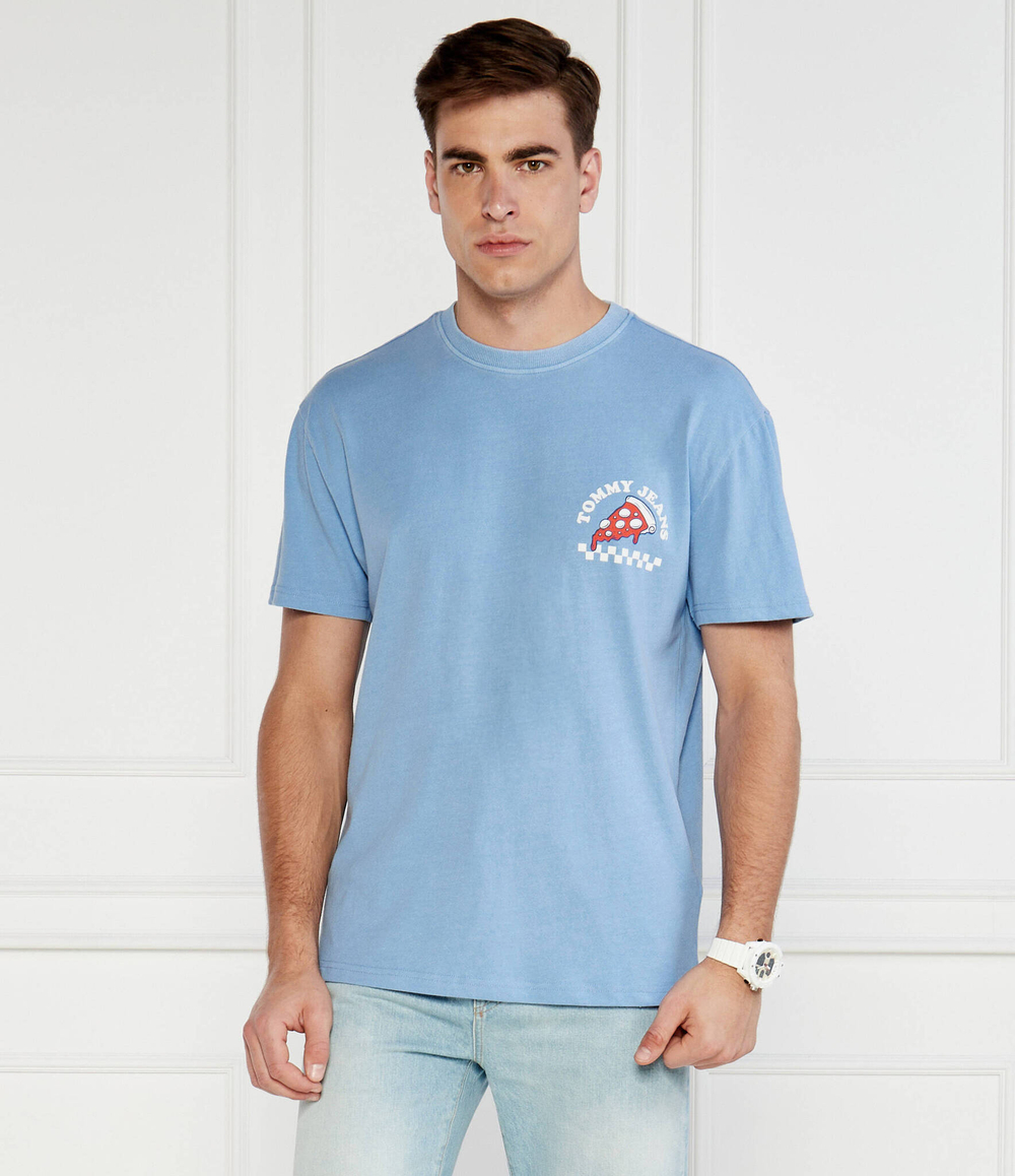 Футболка Tommy Jeans - голубой(DM0DM18548)