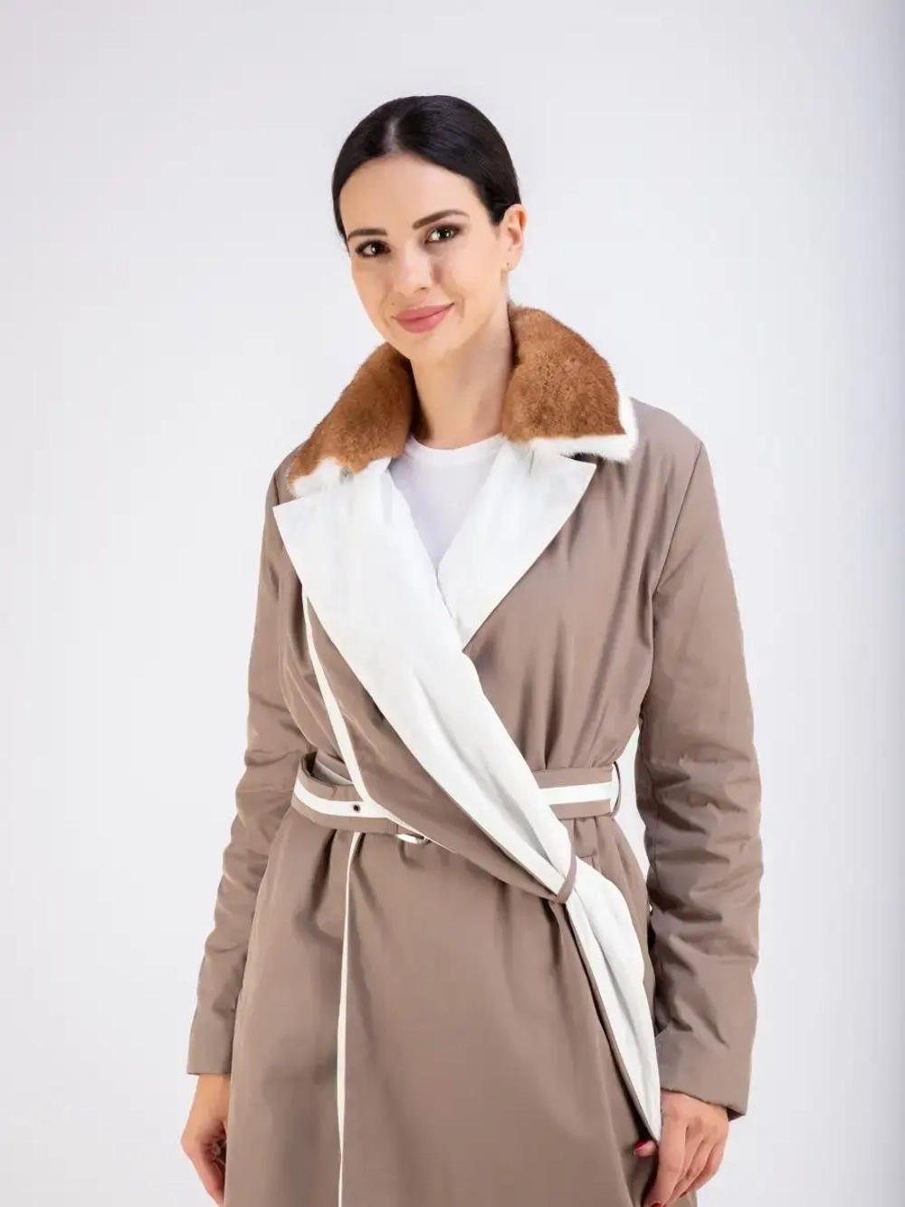 Пальто демисезонное длинное Турция