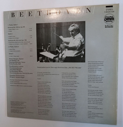 Винтажная виниловая пластинка LP Beethoven Бетховен Симфония № 9, Rundfunkchor Berlin, Rundfunkchor Leipzig, Dresdner Philharmonie, Herbert Kegel Sinfonie Nr. 4 B dur Op. 60 Sinfonie Nr. 9 D moll Op. 125 (GDR 1988)