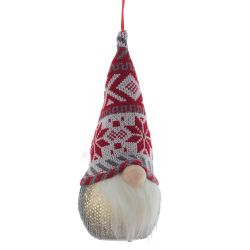 GAEM Игрушка набивная подвесная "Гном" (3xLR44), L7 W7 H19 см, 4в.