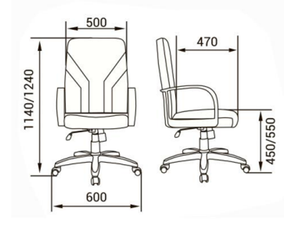 Кресло для руководителя Гамма Стандарт
