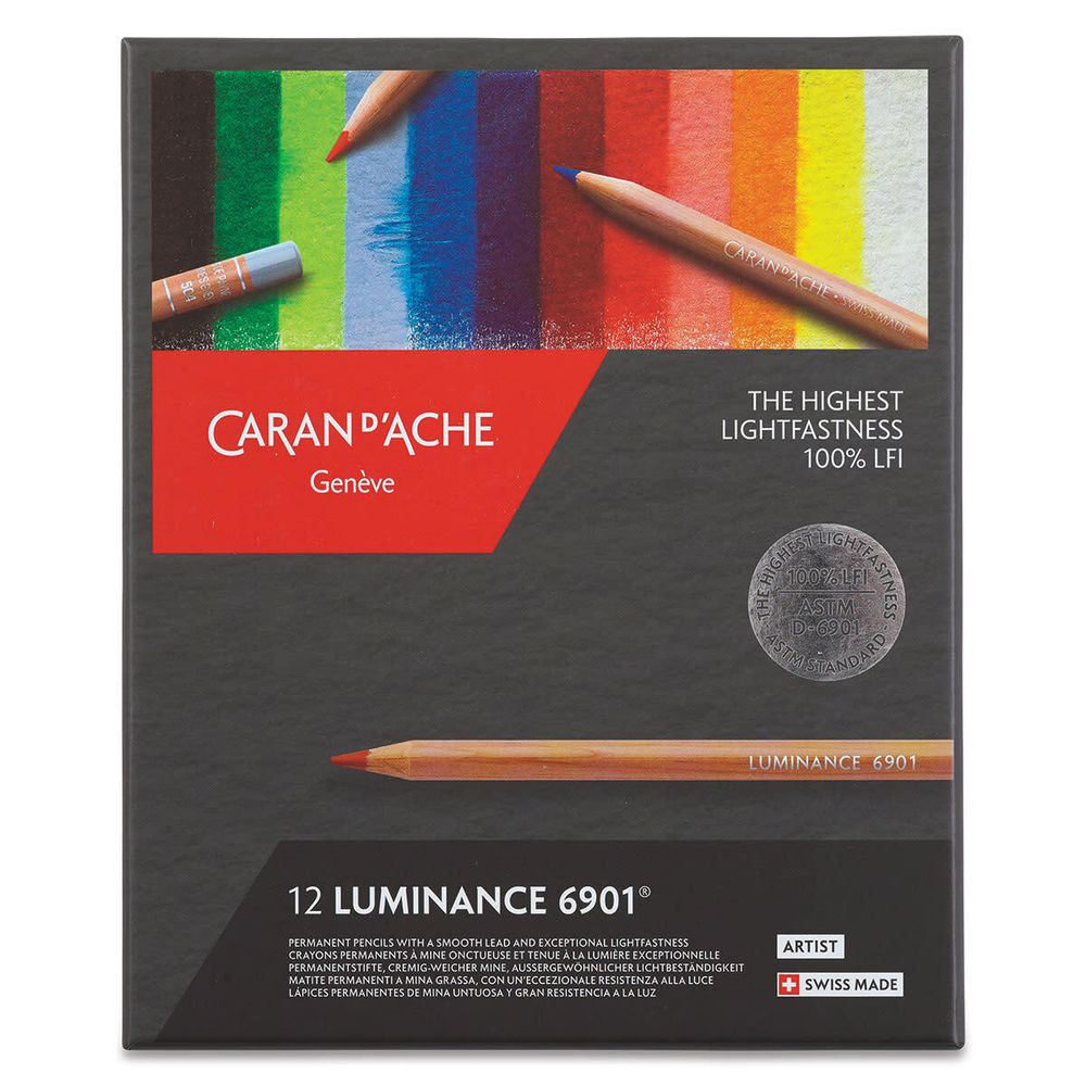 Caran d'Ache Luminance 6901. Набор 20 цветов (портретный)