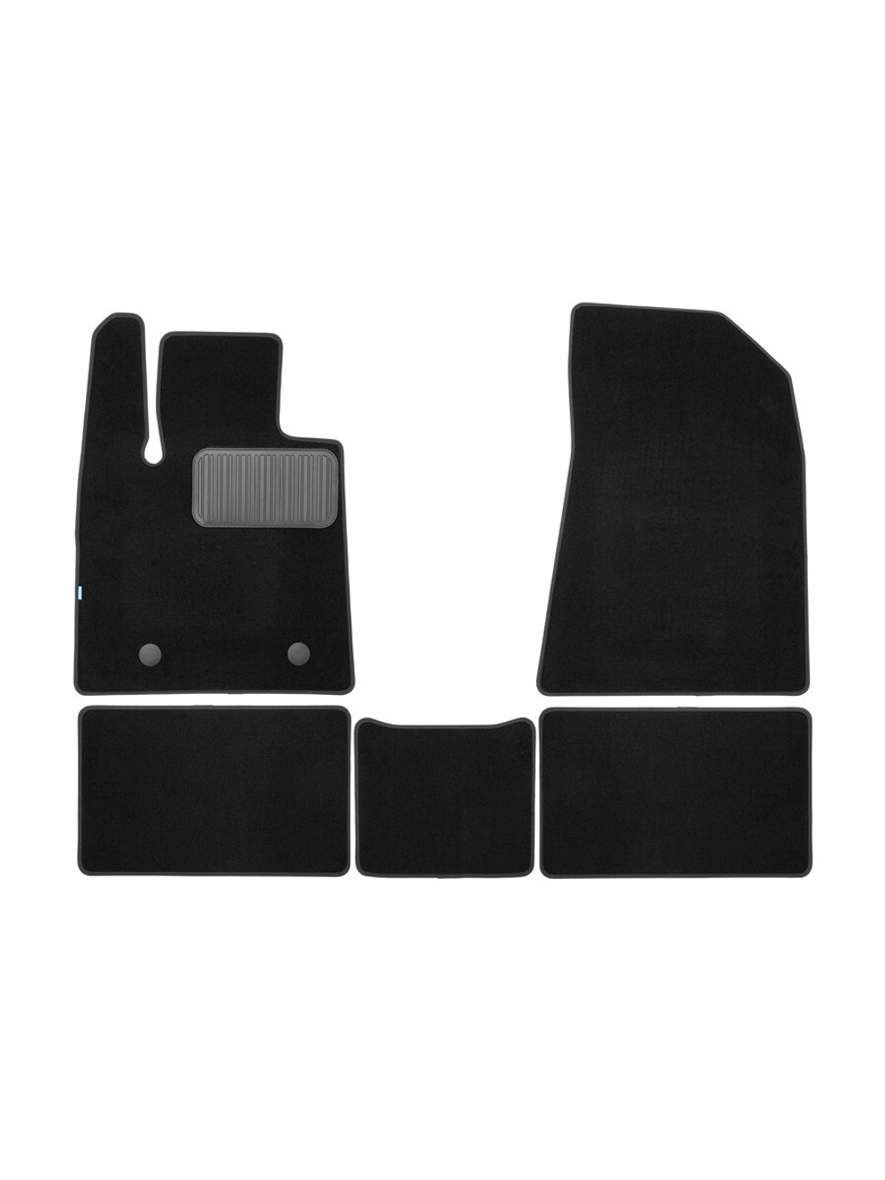 Коврики в салон для CHANGAN UNI-V 2022- седан, 5шт. (текстиль) KLEVER0509200422110KH