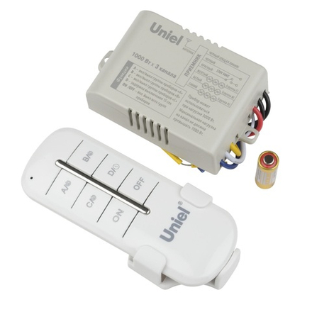 UCH-P005-G3-1000W-30M Пульт управления светом. 3 каналаx1000Вт. ТМ Uniel