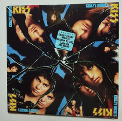 Винтажная виниловая пластинка LP Kiss Crazy Nights (USA 1987)