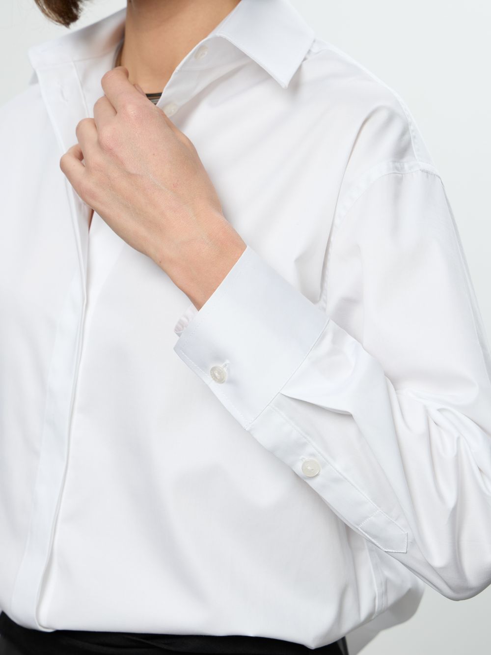 Рубашка Хельсинки белый хлопок