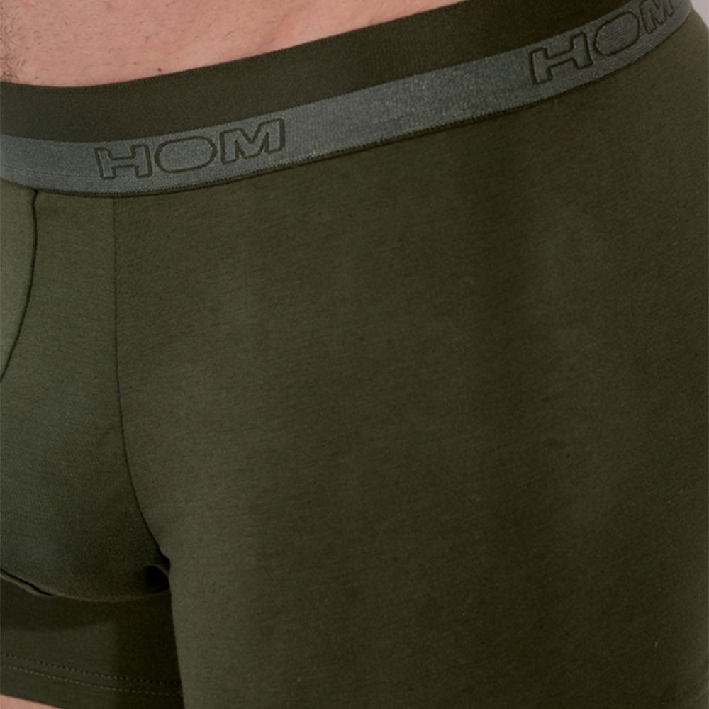 Мужские трусы боксеры хаки HOM Classic 40-0203-00DK