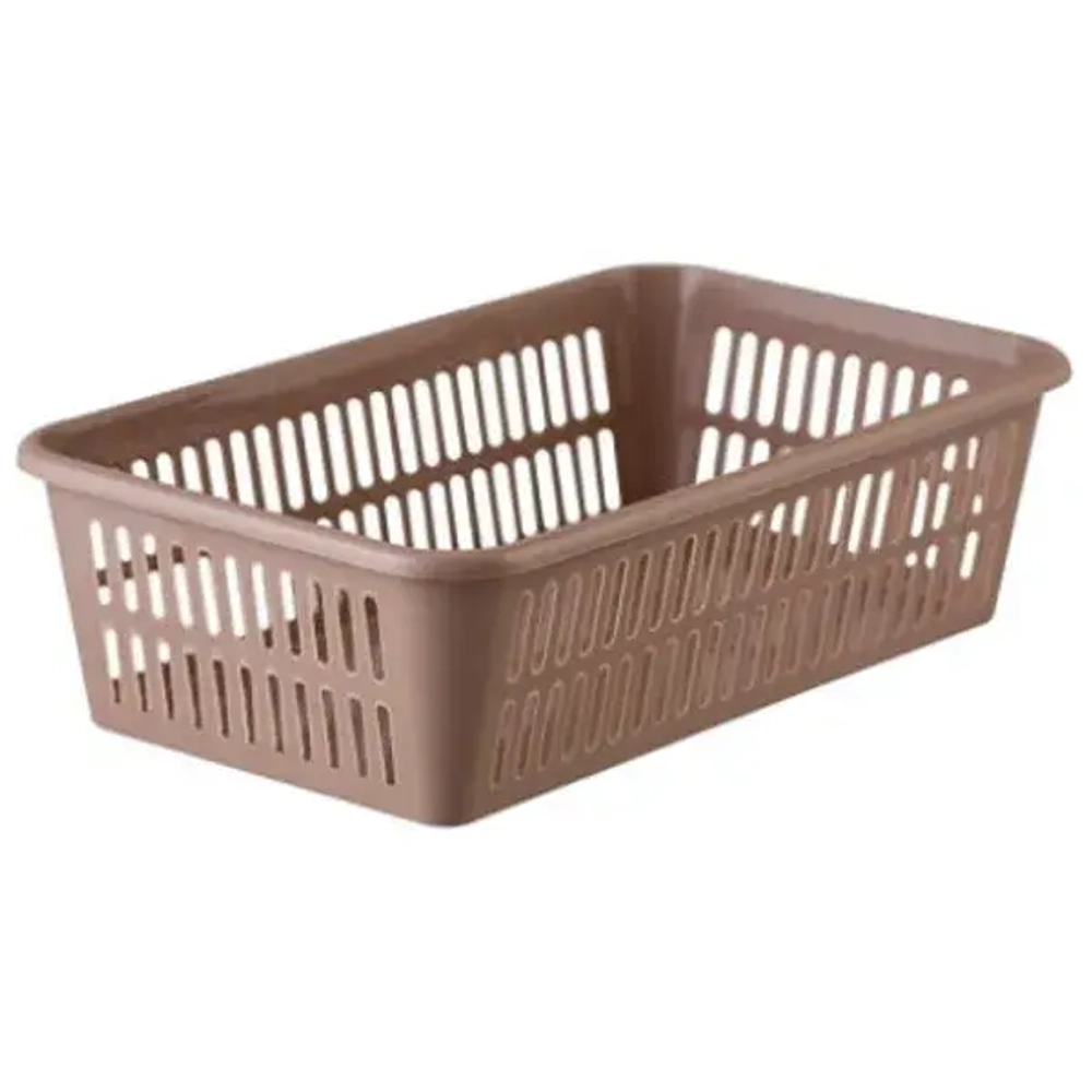 Корзина универсальная для хранения, с перфорацией, 25*15*7.2см. 2л✦