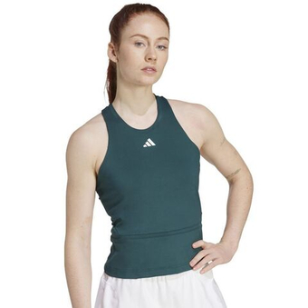 Женский топ теннисный Adidas Climacool Mid-Length Y-Tank - aurora ivy