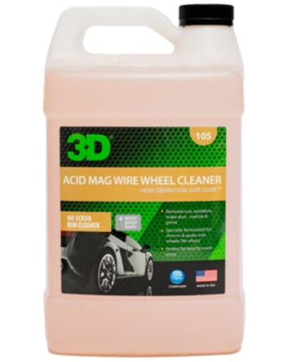 3D Очиститель для хромированных колес и труднодоступных мест (концентрат) Acid Mag Wire 3,78л