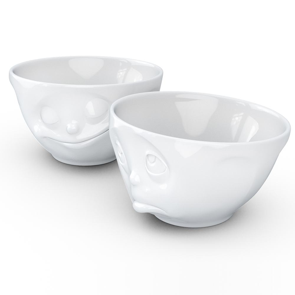 Набор чаш 2шт 200мл Tassen Happy & Oh please белый