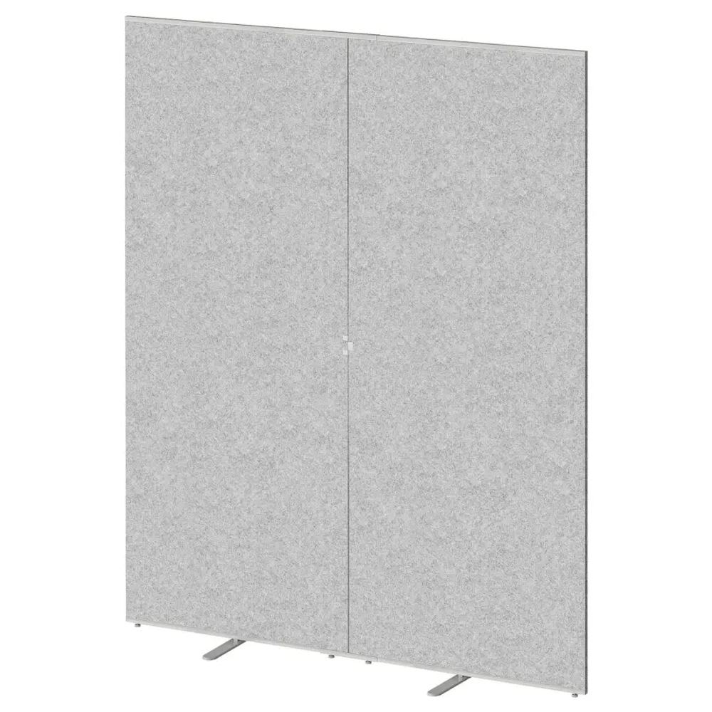 Ножка экрана - IKEA SIDORNA, 40x4x41см, светло-серый, СИДОРНА ИКЕА