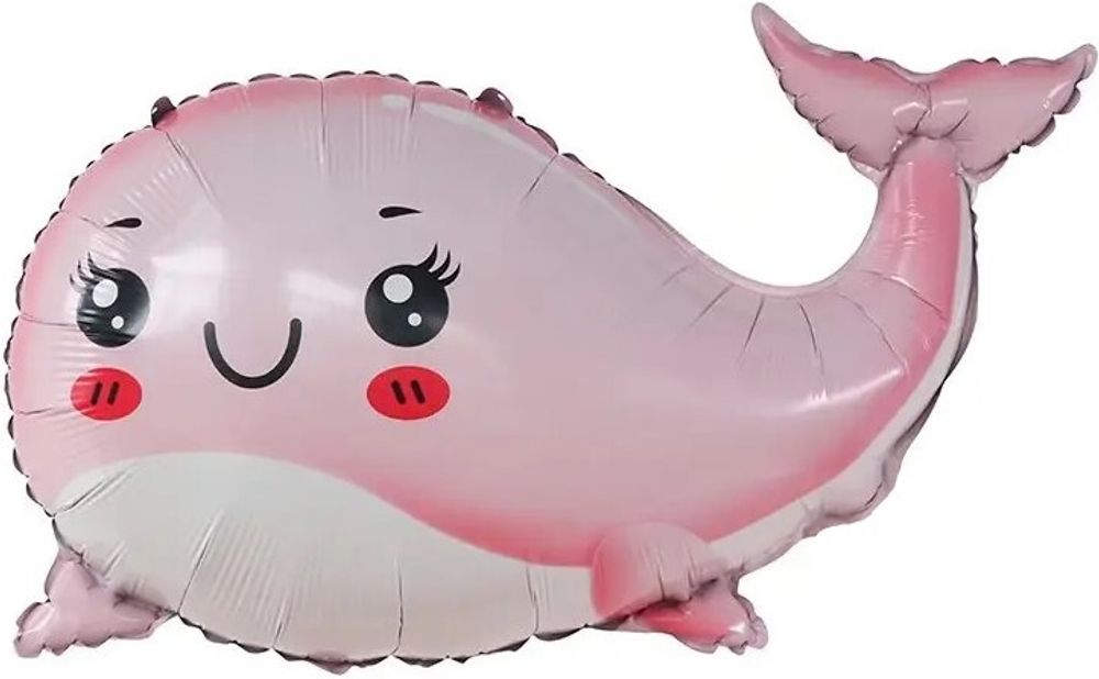 Фигура Маленький кит, Розовый 29&quot; Fl