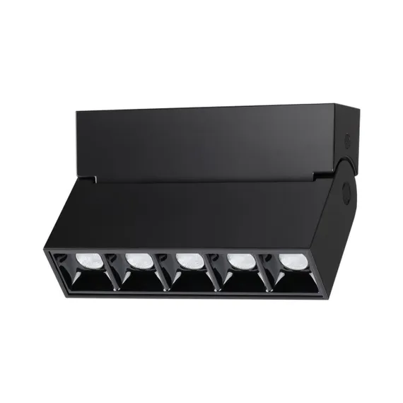 358323 OVER NT19 380 черный Светильник накладной IP33 LED 4000К 13W 110-265V EOS