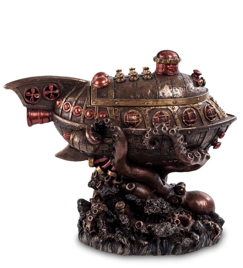 Veronese WS-295 Шкатулка в стиле Стимпанк «Подводная лодка в щупальцах Осьминога»