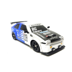 Радиоуправляемая машина для дрифта HB Toyota AE86 (4WD, свет, пар, акб, 1:16) - SC16A07-1 синий