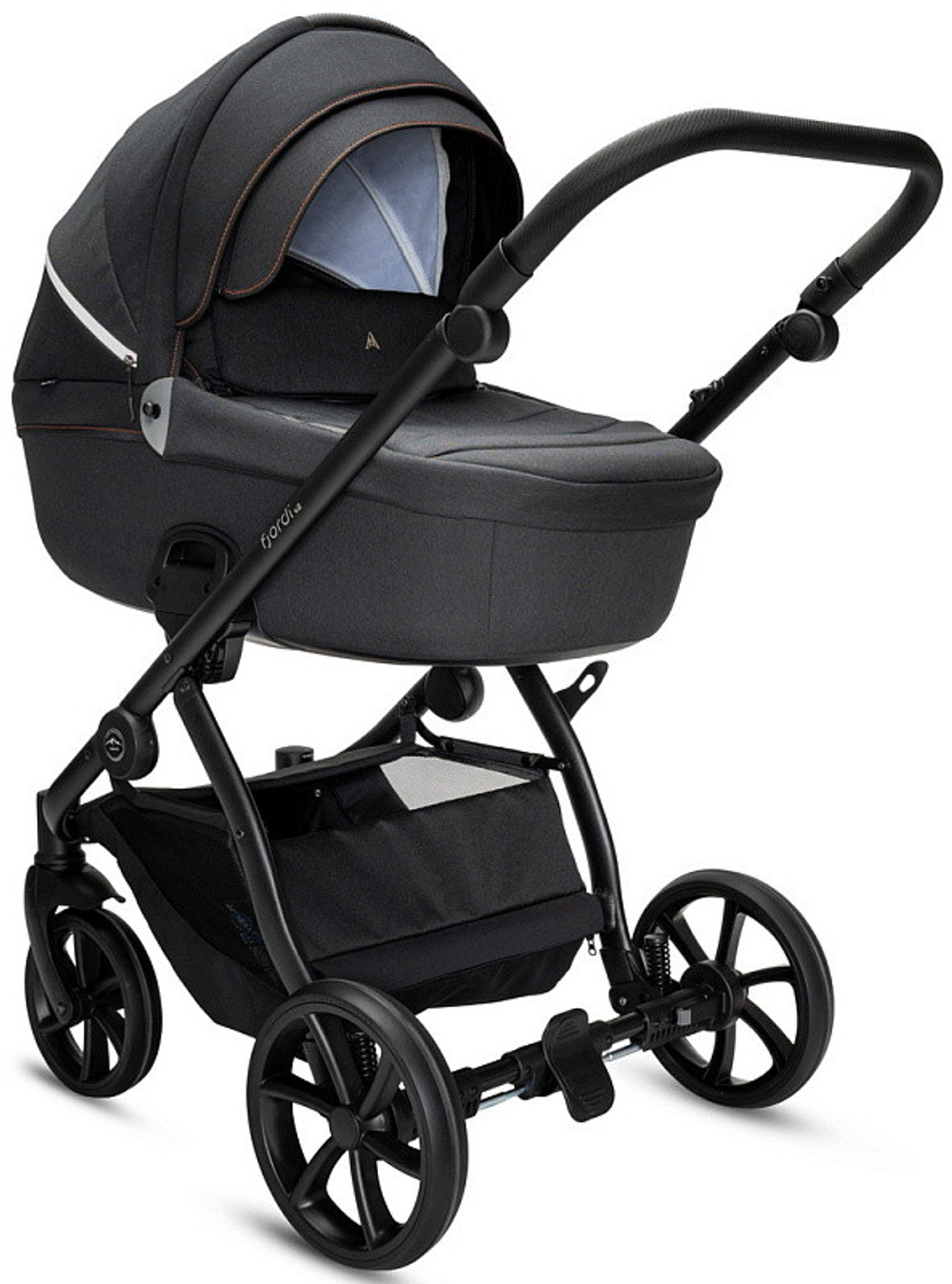 Детская коляска Noordi Fjordi V2 4 в 1 с автокреслом Terra Black и базой 1462815 Voyager Black