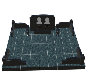 Готовое ритуальное сооружение 2,7м*2,4м (под ключ)