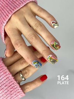 Swanky Stamping Пластина для стемпинга 164