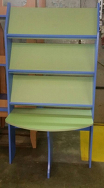 Витрина книжная 1-но сторонняя (со столом)