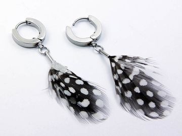 Серьги Перья 9