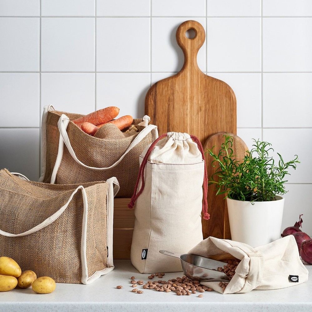 IKEA GULLRISMOTT  (ИКЕА ГУЛЛРИСМОТТ)  -  Мешок для хранения продуктов, для картофеля, 9,0 л